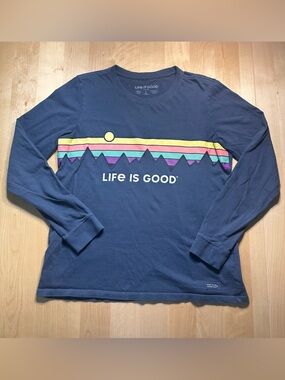 Life is good Long Sleeve tee size L